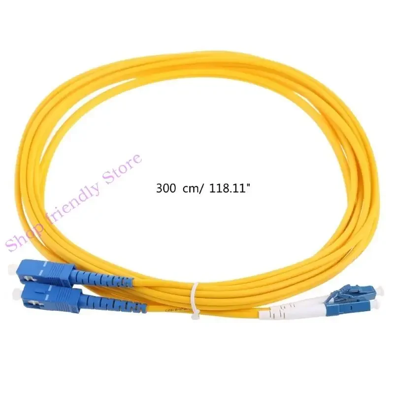 594A Fiber Patch Kabelsperrsparm Kabel LC-SC Duplex Einmodus Optik für Netzwerk 3meter-Jumper-Kabel