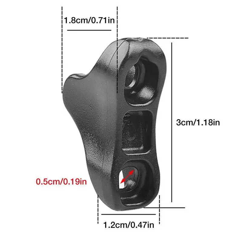 Tenditori triangolari in PP Guyline tenditori ultraleggeri per tende con corda a vento fibbie per tende a triangolo accessori per tende per escursioni in campeggio