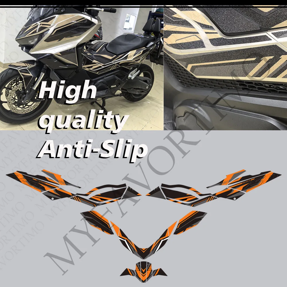 For Forza 750 2025 2026 Scooter Anti-Slip Fender Front Fairing Tank Pad Gas Fuel Oil Knee Protection Accessories Stickers Decals 3