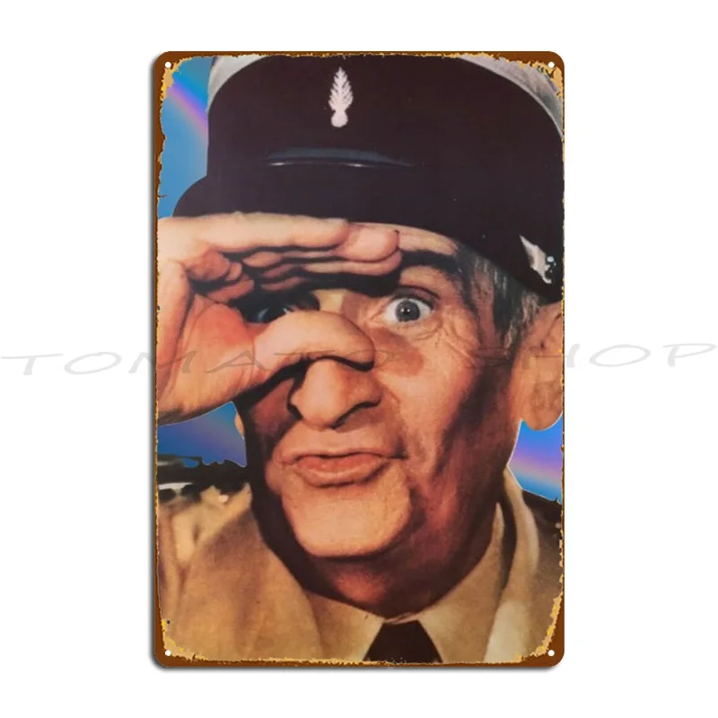Louis And His Crazy Traffic Wardens Film The Big Mop Metal Plaque Poster Cinema Bar Cinema Club Printed  Tin Sign Poster