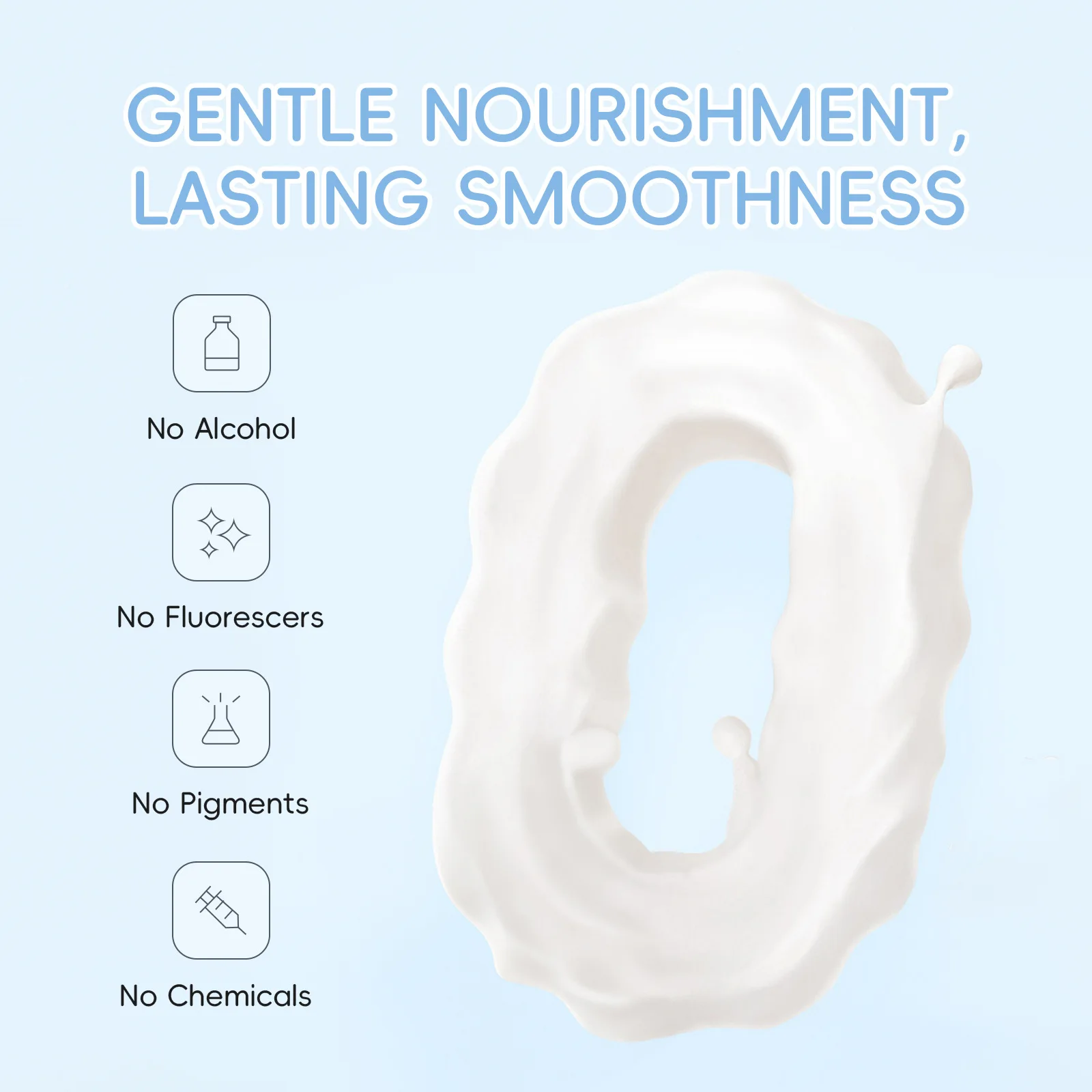 Gel de banho de leite 400ml Gel de banho perfumado e hidratante refrescante e limpo