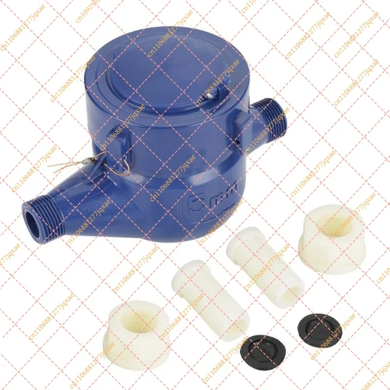 G5AB Water Meter Water Flow Meter 15mm 1/2 inch Cold Water Meter Compatible with Garden & Home use Wet Table Measuring Tool