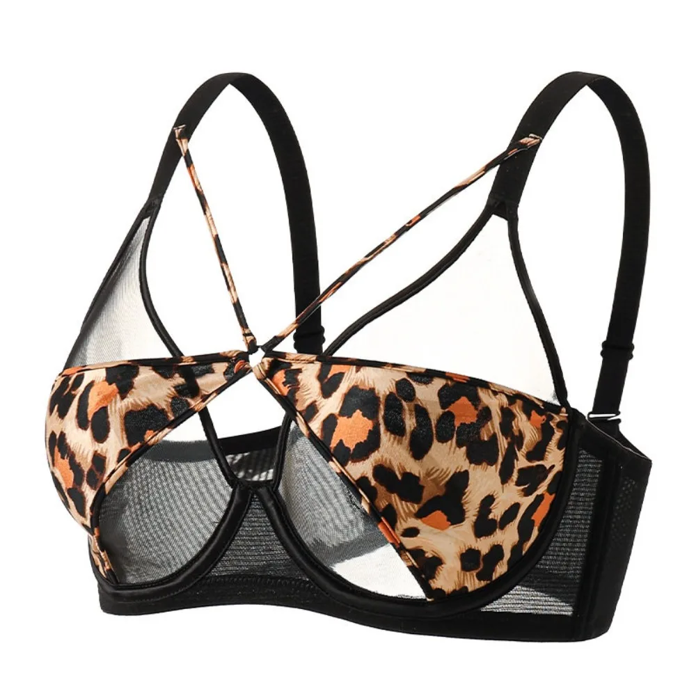 Sexy BANERDANNI Damen Transparenter Mesh-BH „Pure Desire“ – Weicher Bügel-Push-up-Minimizer-BH, atmungsaktiv, leicht, für den täglichen Gebrauch, Vollschalen-BH