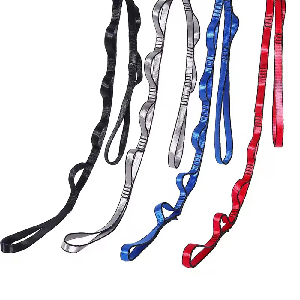 Correa de extensión para hamaca de yoga Daisy Chains, eslinga de nailon ajustable para escalada, correa elástica para fitness, pilates y ejercicio
