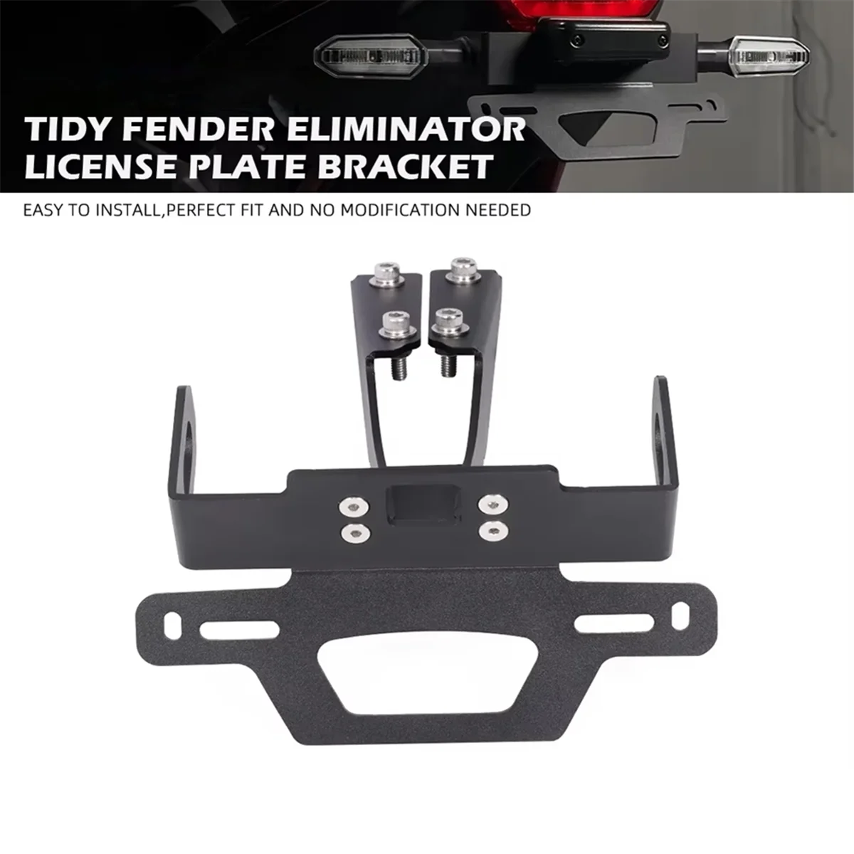 Motorcycle License Plate Bracket Tail Tidy Eliminator Registration for Hornet 750 CB750 CB500 2023 2024