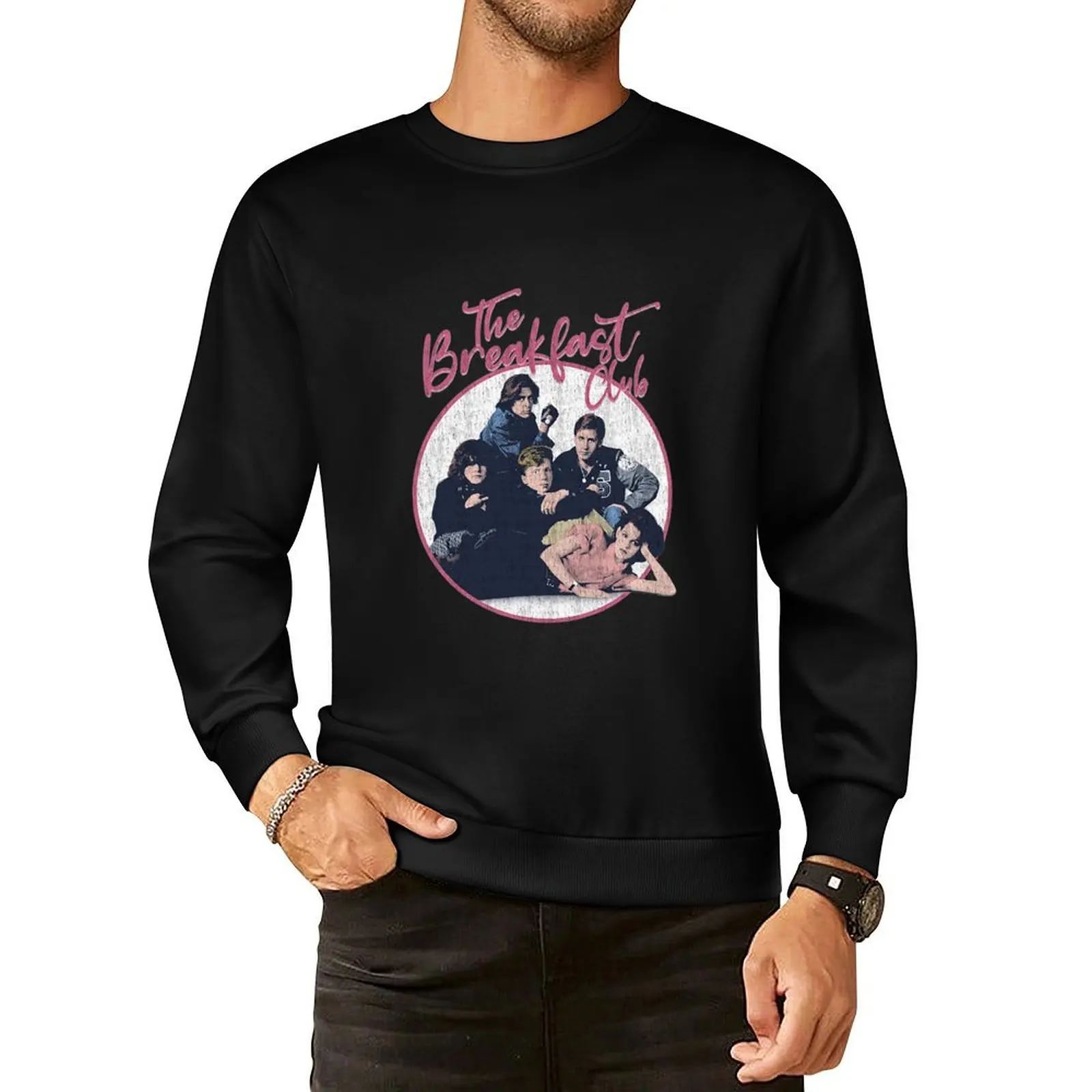 

The Breakfast Club T-ShirtThe Breakfast Club - DISTRESSED Pullover Hoodie tracksuit men's sweatshirts