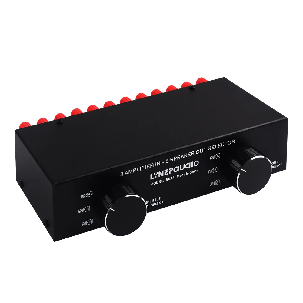 3 Input 3 Output Audio Switching Distributor Comparator Passive Amplifier Speaker Selector Switcher Sound Quality Without Losses