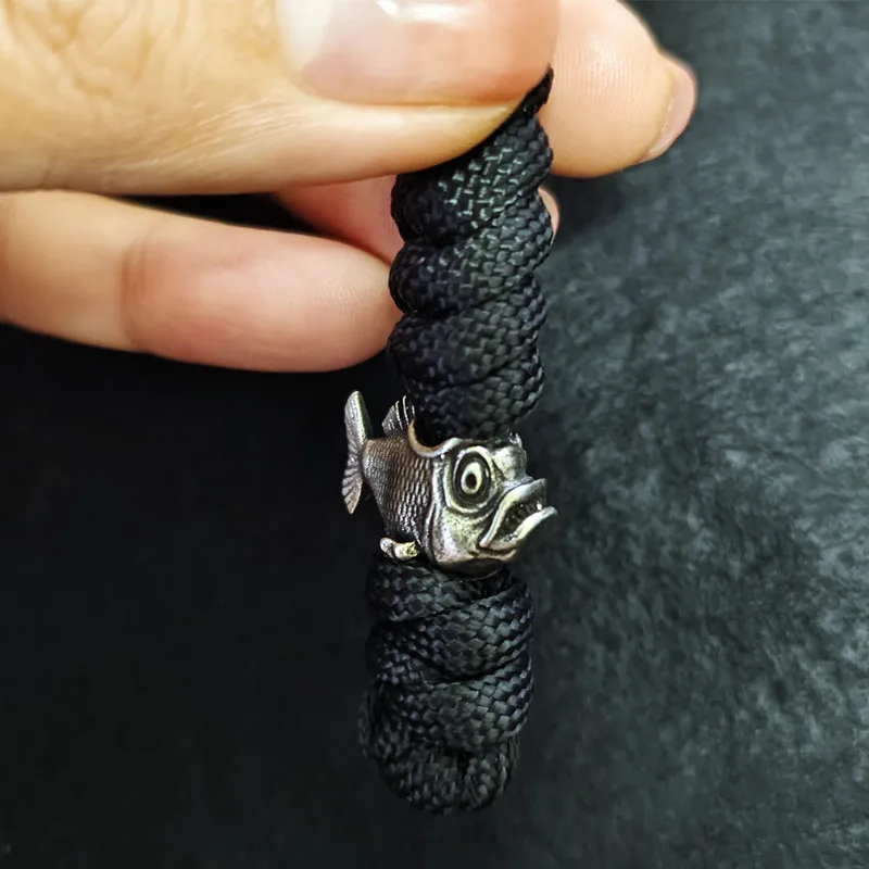 Paracord DIY Braided Pendant Strange animals style Keychain Bag hanging Knife Lanyard Outdoor Woven umbrella rope Accessories