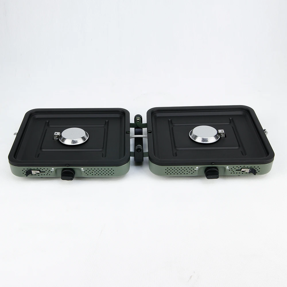 High Quality Multiple Colors Optional Gas Stove Barbecue Grill Piezoelectric Ignition Steak Lamb Outdoor Camping Stove Cooker