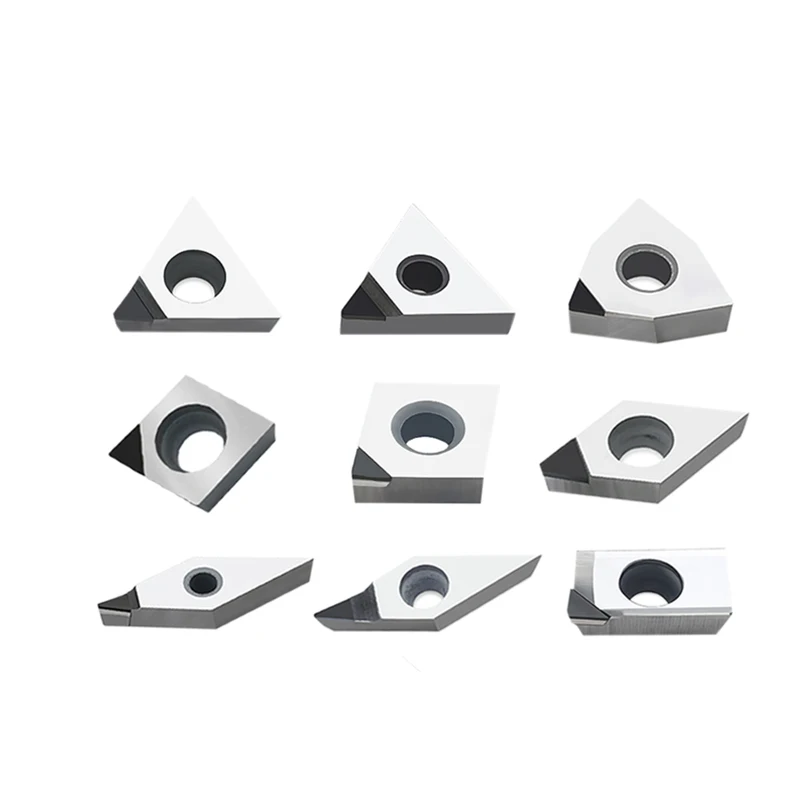 1PC CCMT060202 CCMT060204 CCMT09T304 CCMT09T308 CCMT120404 CCMT120408 PCD CBN Diamond Inserts CCMT CNC Lathe Cutter Tool Blade