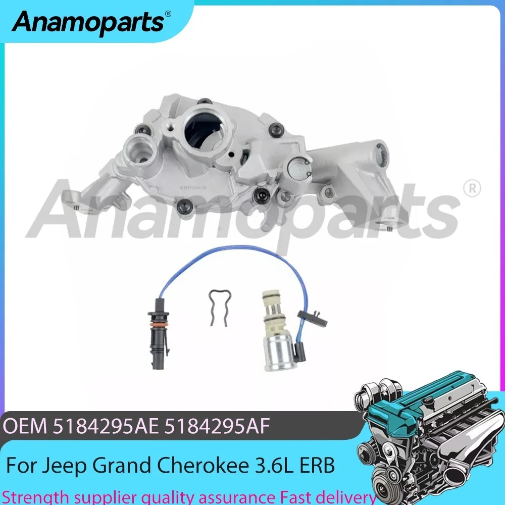Motoronderdelen Oliepomp Solenoid Fit 3.6 L V6 GAS FLEX Voor Jeep Cherokee Wrangler Chrysler Dodge Charger Ram 1500 ERB 3.6L 11-19