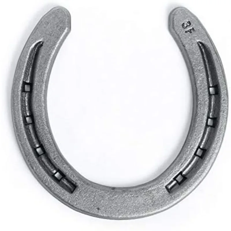 

Steel Horseshoes Set for Horses, Crafts, Decorations and Backyard Games - Size 0 - R3-F - Sand Blasted 40 Shoes
