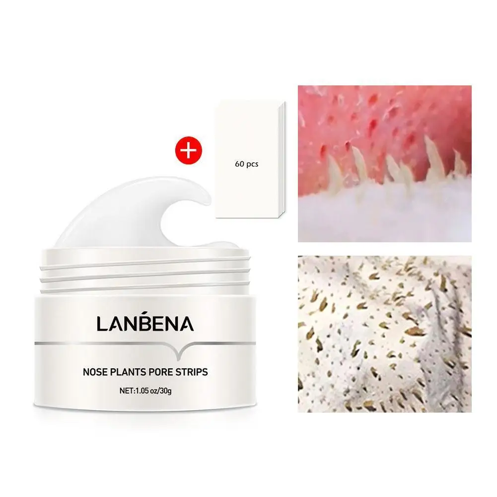 Lanbena มาสก์หน้ากากปิดจมูกดูแลผิวลอกสิวเสี้ยนทำความสะอาดล้ำลึกกำจัดสิว