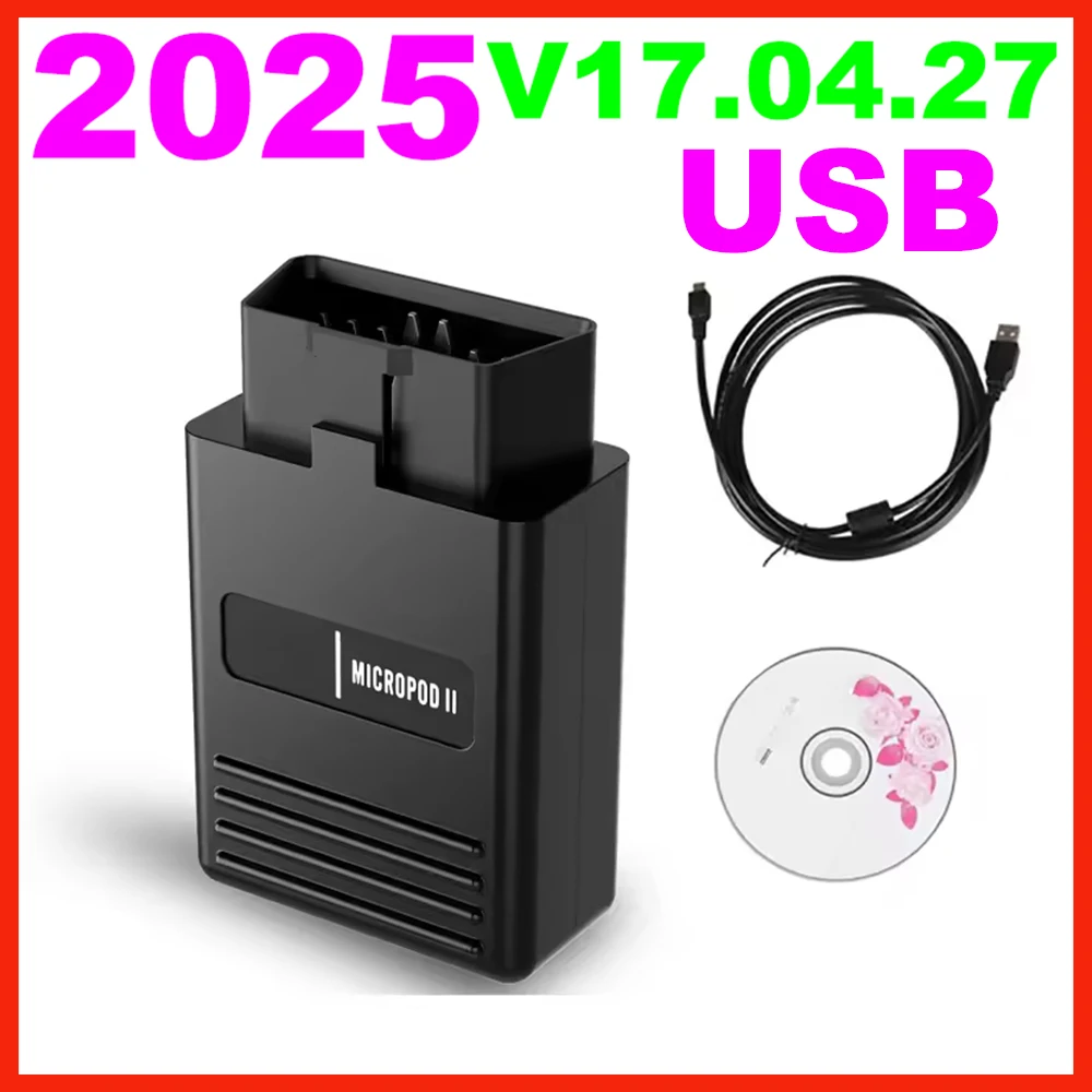2026 HOT SALES  V17.04.27 MICROPOD 2 Auto Diagnostic Tool For-Chrysler/D-odge/J-p Multi-Languages MicroPod2 OBD2 Scan Tool