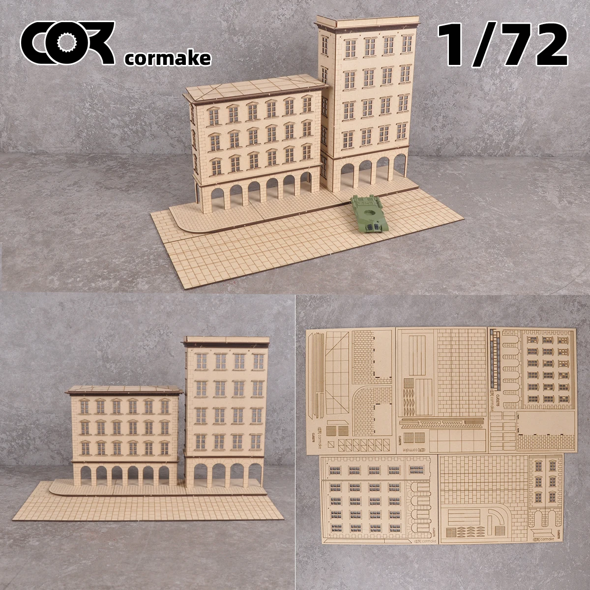 

Архитектурная модель-диорама: Порт Нью-Йорка, причал, военная база. Набор для сборки масштабной модели 1/700.