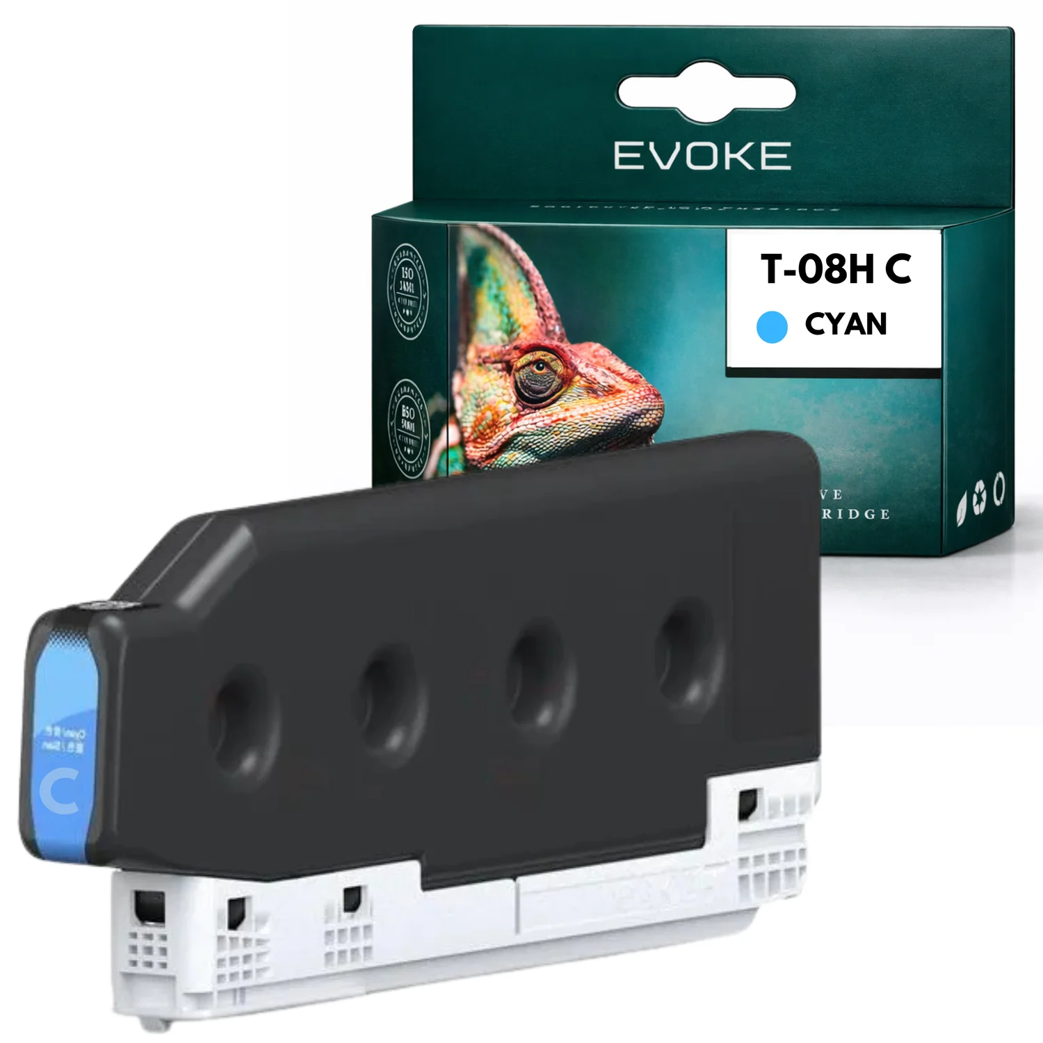 Evoke Compatibele Inkt voor Epson T08H C13T08H200 Cyaan Workforceenterprise Am-C4000