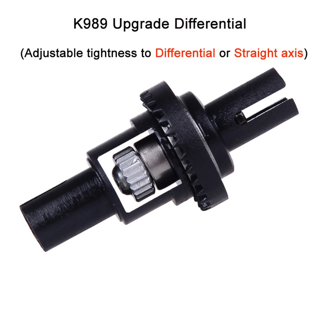 ABWE-2 uds caja diferencial K989-26 diferencial de bola ajustable con chasis de fibra de carbono carcasa inferior de coche