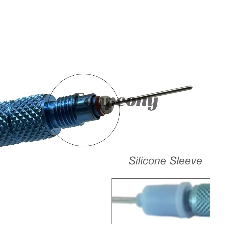 ชลประทาน Aspiration Ophthalmic เครื่องมือผ่าตัด 0.3 มม. Aspiration Port 21G ชลประทาน Cannula