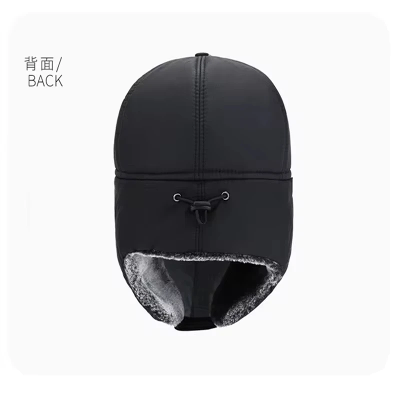 2024 Winter Warm Thickened Artificial Fur Baseball Hat Men\'s and Women\'s Skiing Soft Extreme Cold Hat Fishing Hat Outdoor