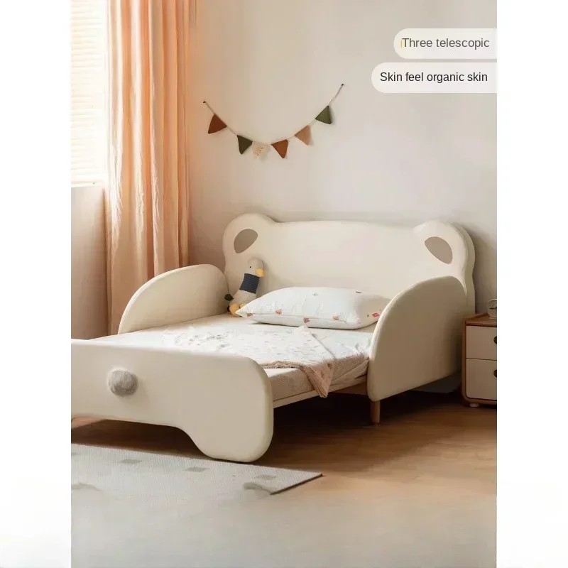 

Children's retractable bed soft bag small bed boys and girls cartoon small apartment pull-out single