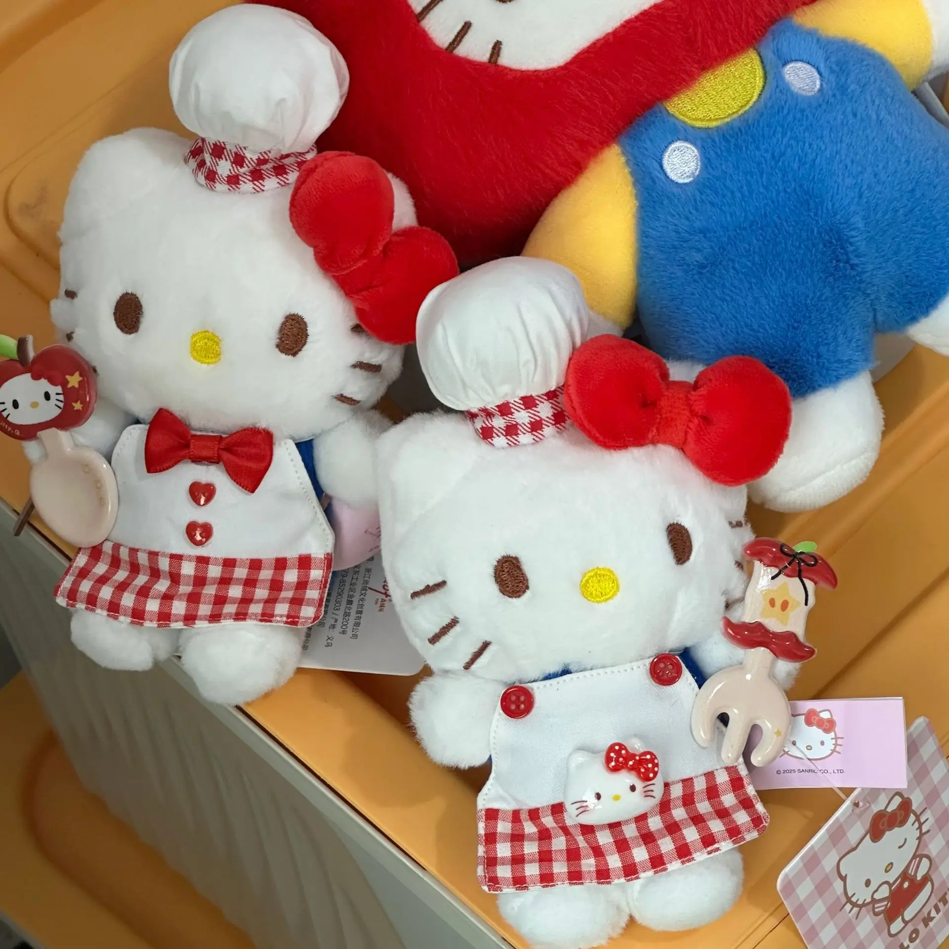 

Hello Kitty плюшевая кукла кулон милые куклы игрушки брелок для девочек украшение рюкзака подарок
