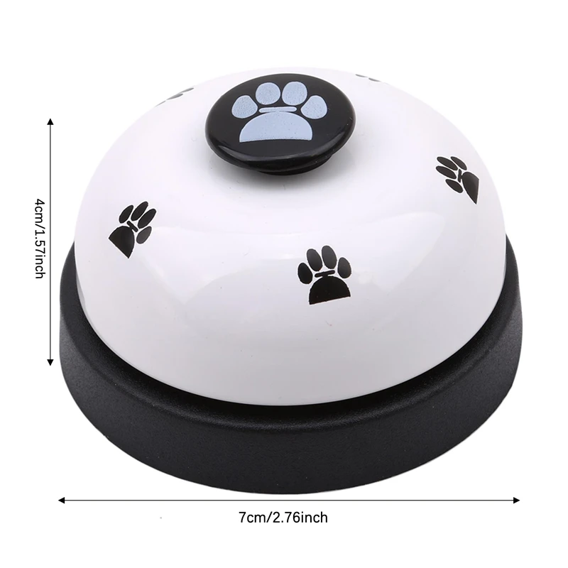 Pet Training Bell Small Dog Cat Interactive Toy Kitten Puppy Food Feeding Reminder Button Ringer Pet Called Bell Toys