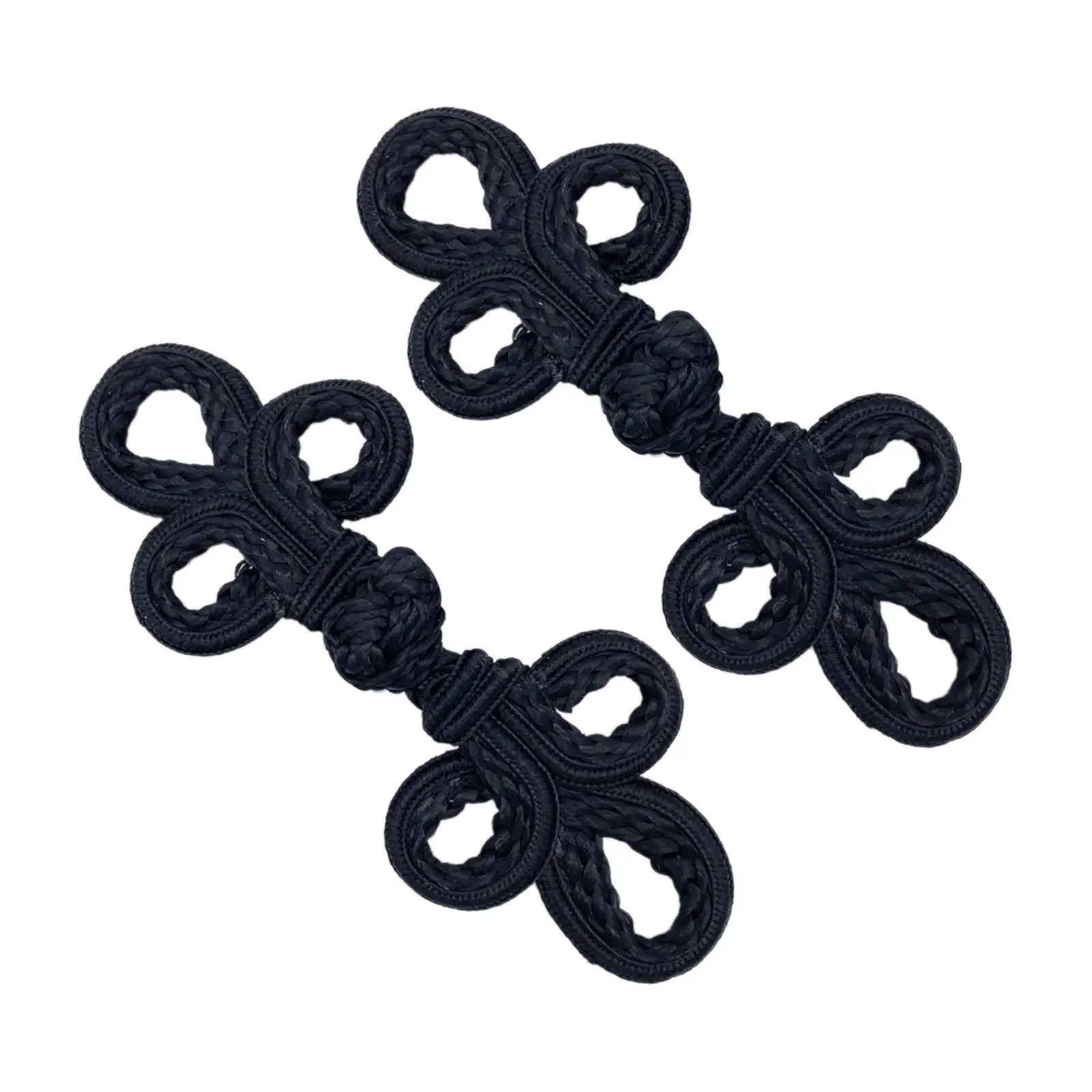Chinese Knot Button Fabric Frog Fastener Decorative Vintage Sewing Button for Cheongsam and Tang Suit