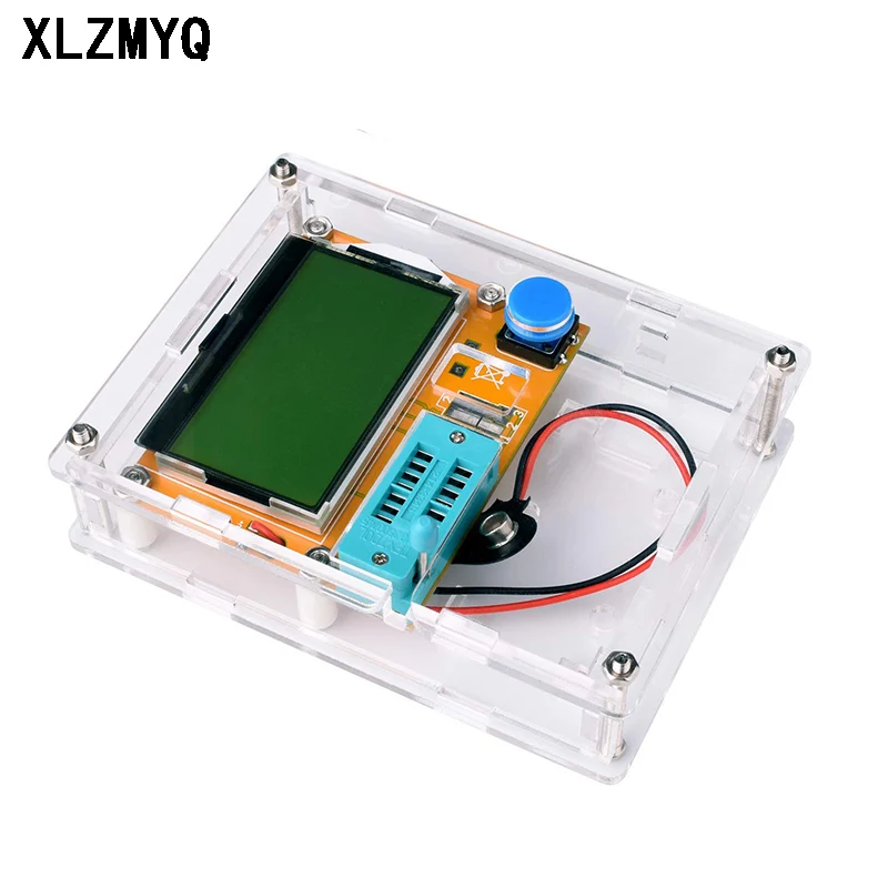 LCR-T4 ESR Meter Transistor Tester Diode Triode Capacitance Mos Mega328 Transistor Tester + CASE (Not Battery) DIY Electtronic