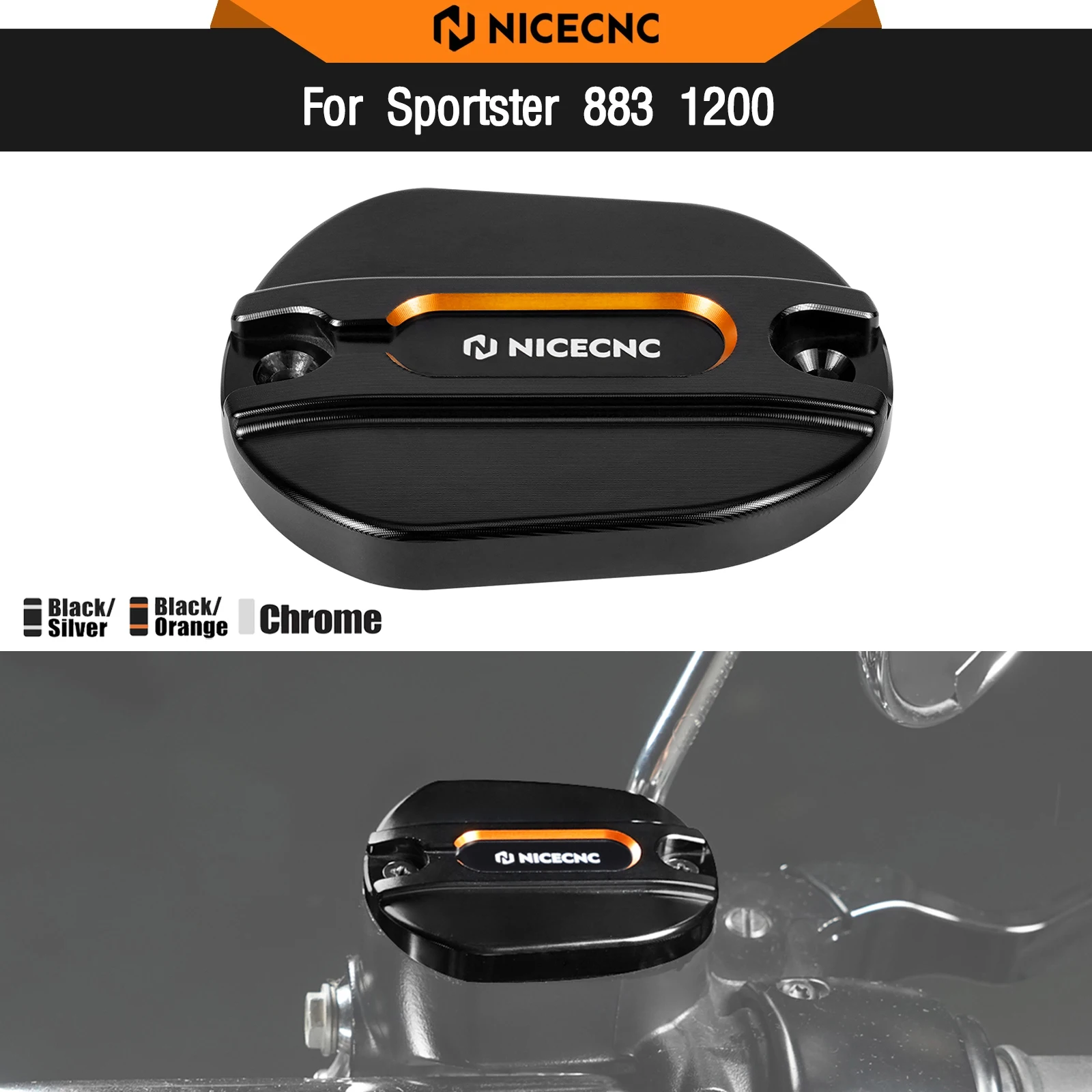 Pour Harley Sportster 883 Super Low XL883L 2012-2015 maître-cylindre de frein avant Cove Sportster 1200 XL1200C XL883N XL1200NS