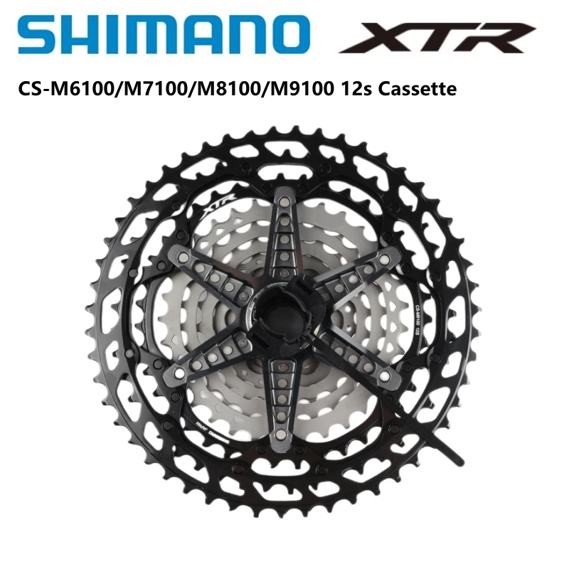 Shimano M6100 M7100 M8100 M8200 M9100 Kassette MS 12 Geschwindigkeit DEORE SLX XT XTR Serie 12s 10-51T/10-45T Für Mountainbike Fahrt Teil – Detail 1