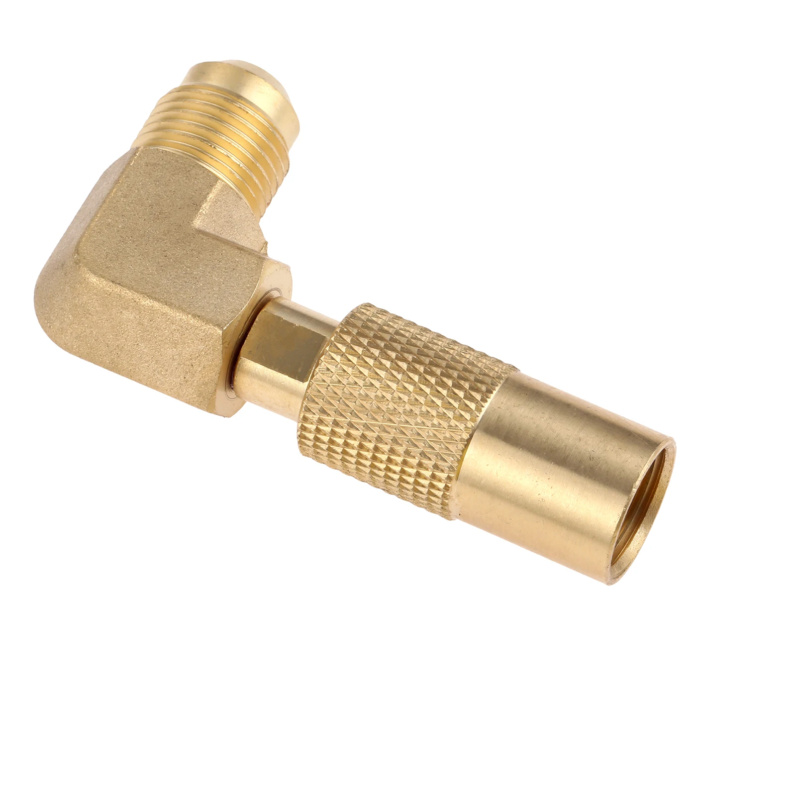 1pc Solid Brass 3/8inch Male Flare Propane Adapter Connect 90 Degree Elbow Low Pressure fit for BlackStone 17-22in Gas Griddle