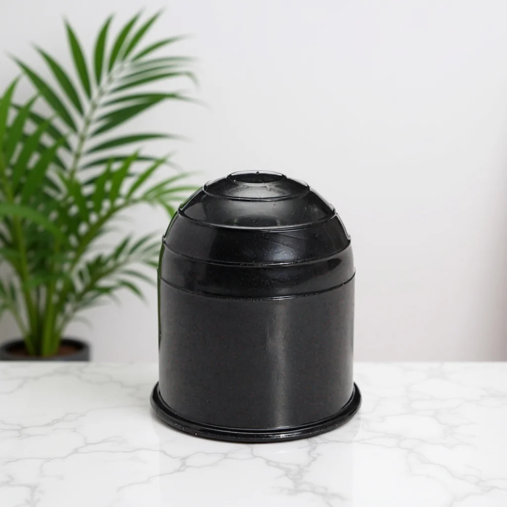 

Black Universal Towball Cover 50mm Hitch Ball Protector Trailer Coupler Cap Accessory