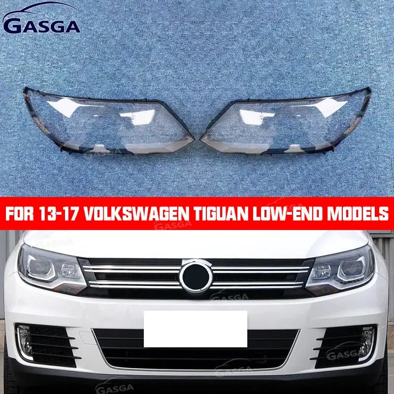 

For Volkswagen VW Tiguan 2013 2014 2015-2017 Headlight Cover Transparent Lens Lampshell Plexiglass Replace Original Lampshade