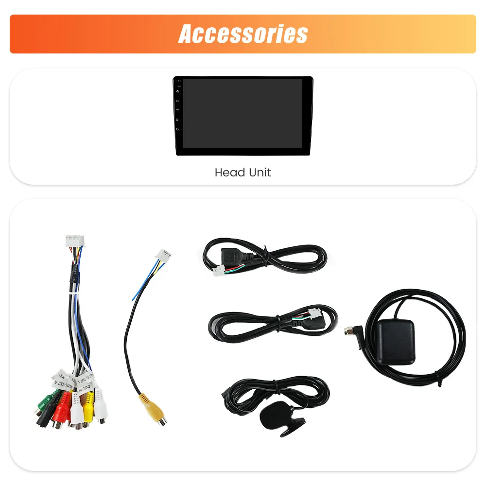 Navifly-Radio de coche con pantalla táctil de 10 pulgadas, sistema Android, para Chevrolet, Toyota, Honda, BENZ, BMW, Jeep, Hummer, navegación GPS Multimedia