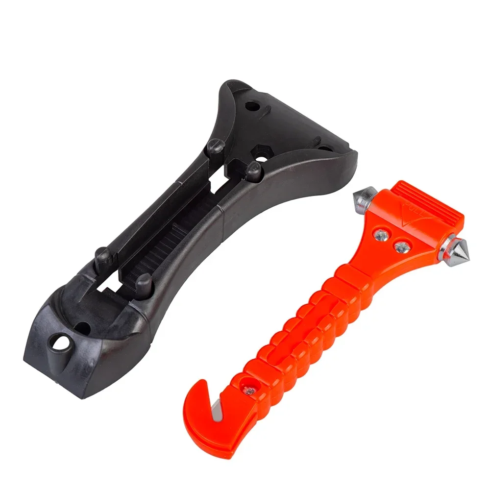 1/2PCS Car Safety Hammer Life Saving Escape Emergency Hammer Seat Belt Cutter Window Glass Breaker Car Rescue Tool Accessories