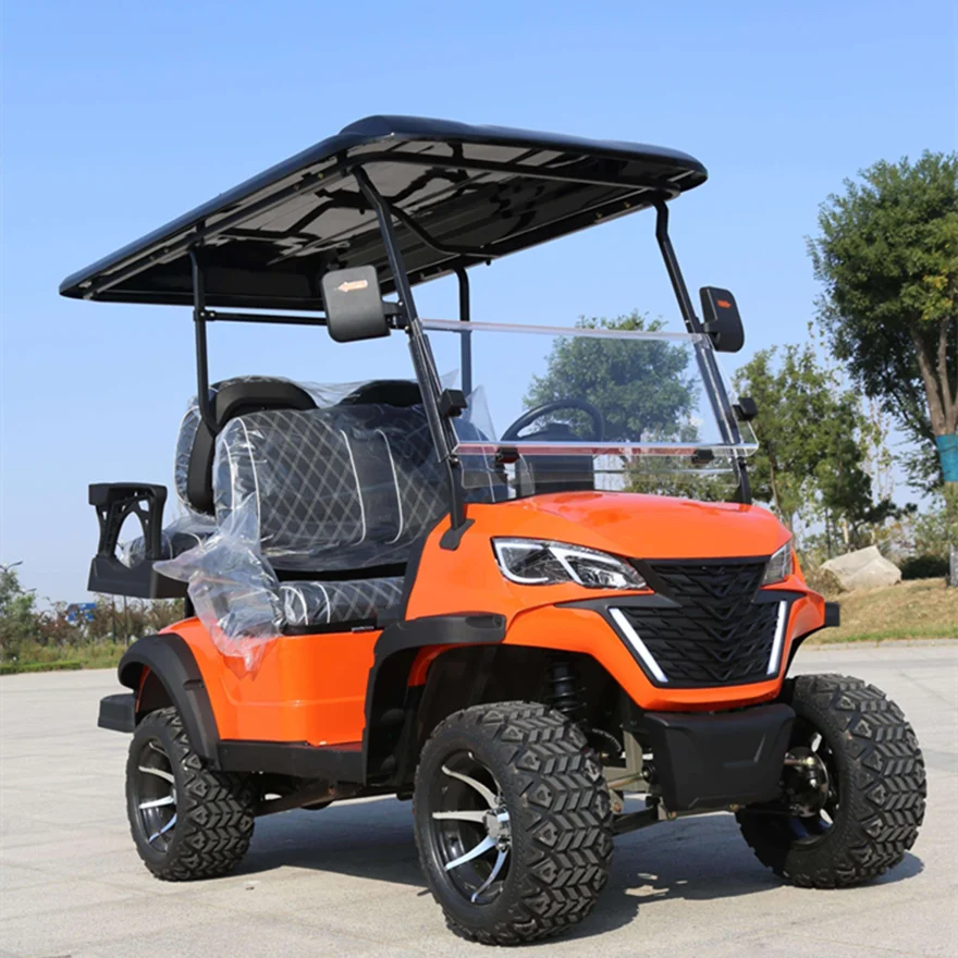 New ffordable 2/4/6/8-seat Golf Electric Carts for 6-Seater Sale Lithium 72V Custom Features Buggy With Comfortable Seats