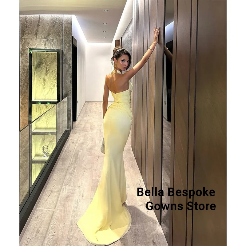 Syrenie Sukienki Wieczorowe Bez Rękawów Plisowane Sukienki Formalne dla Kobiet Eleganckie Suknie Balowe Szyte na Miarę 2025