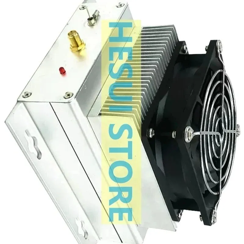 Módulo Amplificador de Potencia RF de 40W 50W 60W 80W 125W Seleccionable, 400MHz-470MHz 433MHz, Placa de Módulo 433MHz, Carcasa de Aluminio CNC