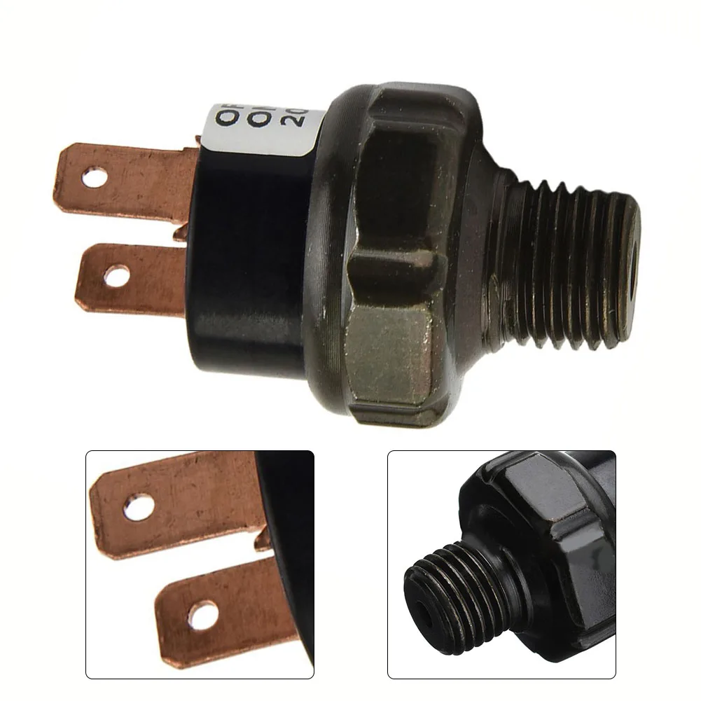 1/8 "NPT ضاغط الهواء مفتاح ضغط الهواء موصل التحكم لقطار القرن 70-100PSI 90-120PSI 120-150PSI 110-140PSI 150-180PS