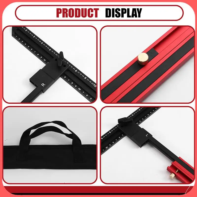 

AA89-Precision Aluminum Alloy Stair Tread Measuring Jig For Template Tool - Adjustable Stair Tread Gauge