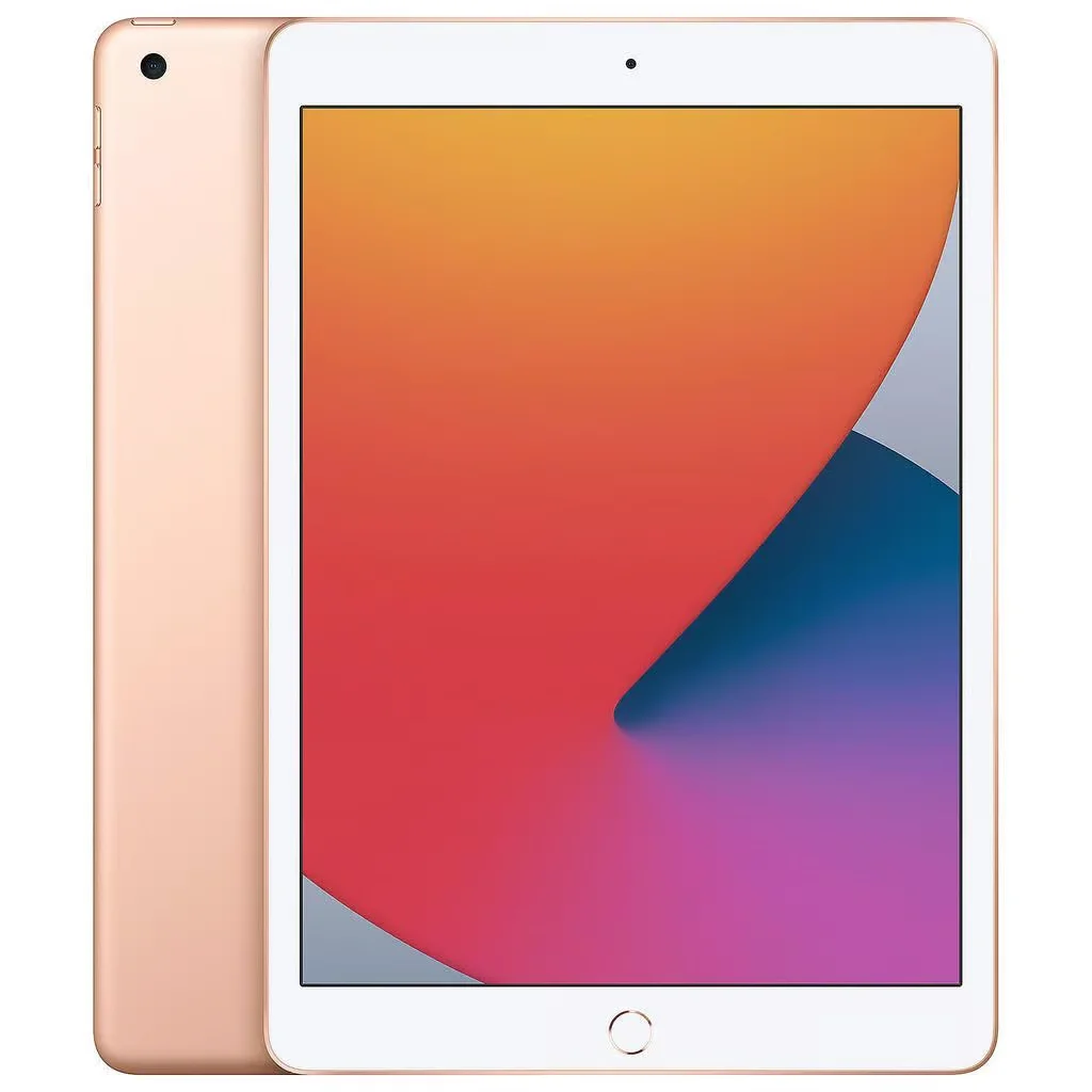 جهاز Apple iPad الأصلي مقاس 10.2 بوصة 2020 iPad 8th Gen Wifi + LTE 32GB A12 Bionic Retina IPS LCD iOS 14 96% تابلت جديد