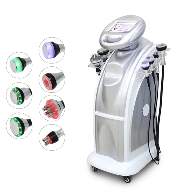 Multi-function 80K 7 in1 Cavitation Machine Ultrasonic Fat Burning Cellulite Removal Vacuum Body Slimming Blasting Fat Massage