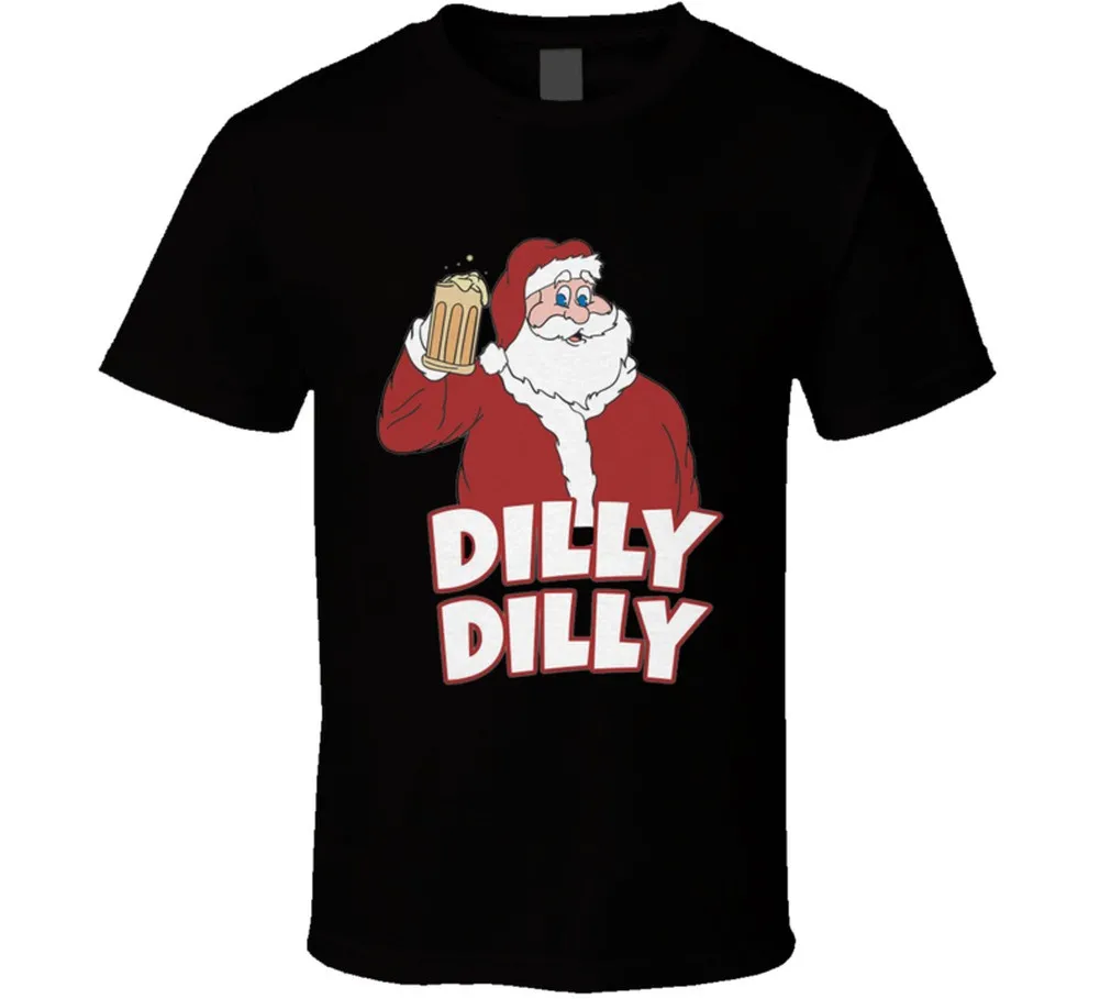 

Рождественская футболка с Санта-Клаусом Dilly Beer Drinkers