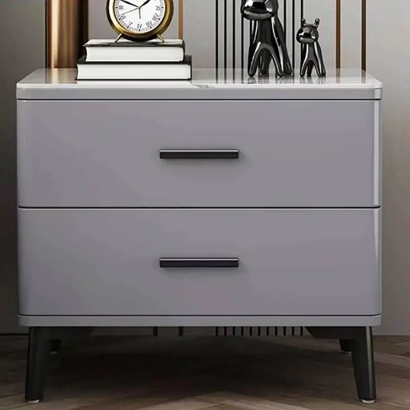 Elegant Luxury Night Table Decoratio Nordic Drawers Modern Nightstand Cute Organiz Comodini Camera Letto Bedroom Furniture