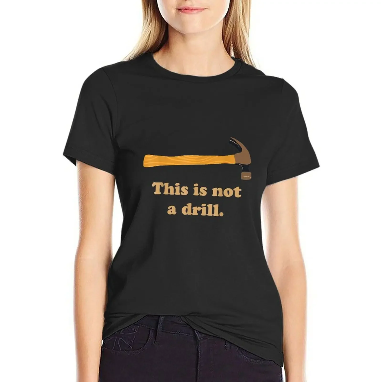 

This is not a drill T-Shirt female anime graphics anime clothes korean Women's clothes