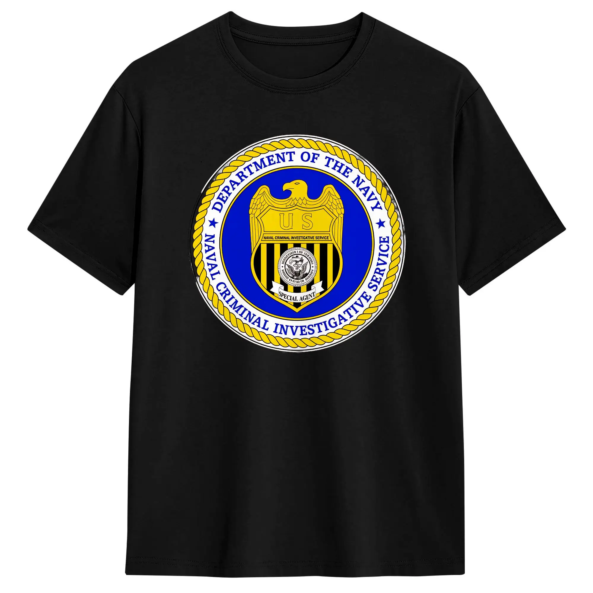 NCIS Naval Criminal Investigative Service  T-Shirt Short-Sleeved Aesthetic Tops Summer 100% Cotton 4XL 5XL 6XL Tees