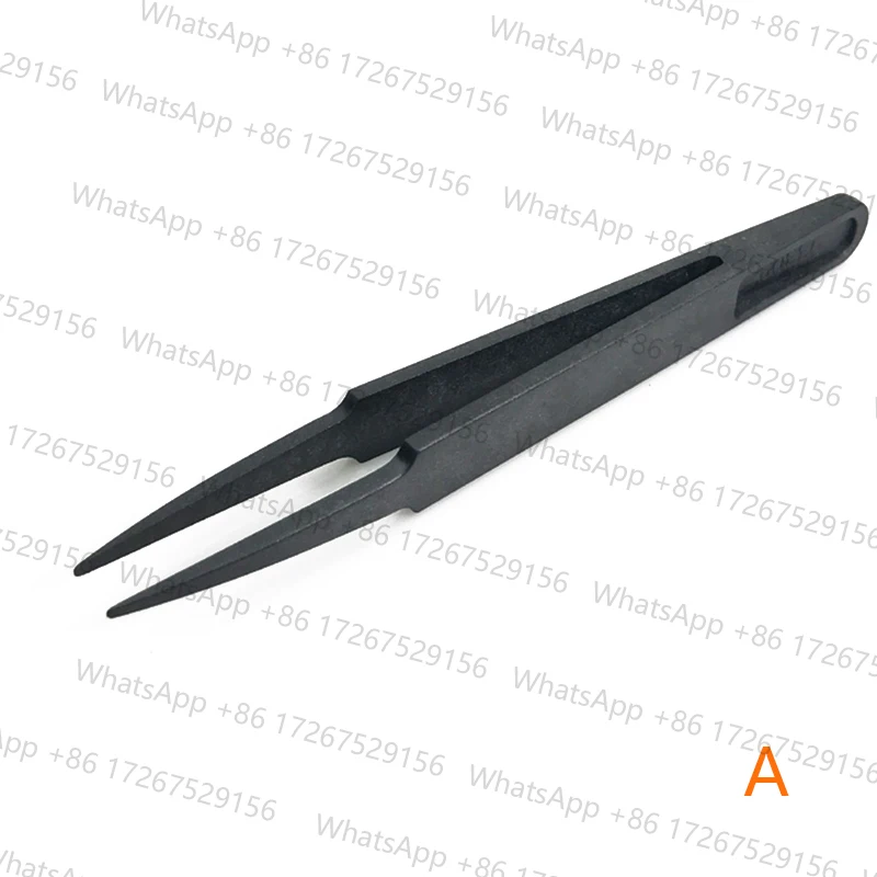5pcs Anti-static Carbon fiber Electronic Tweezers Kit ESD Plastic Forceps PCB phone Repair Hand Tools Set pince a epiler