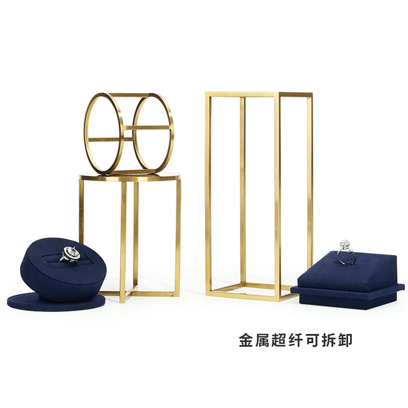 نافذة عرض المجوهرات والدعائم الراقية، وحامل عرض قلادة الصورة، والأقراط، والخواتم وحامل عرض المجوهرات #5