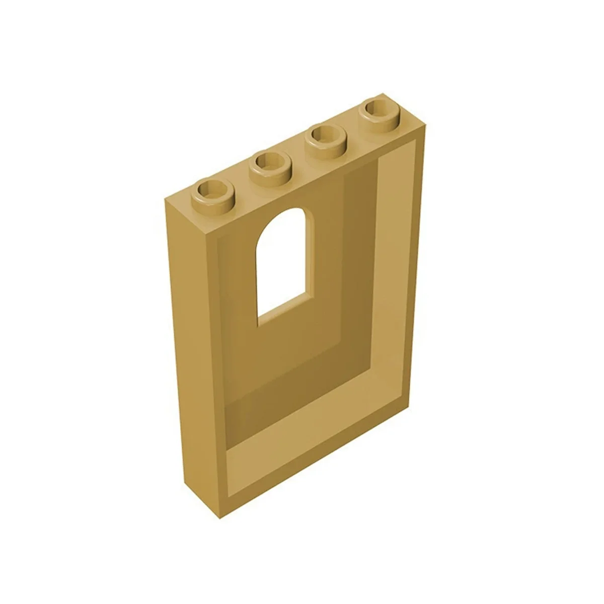 10 Stück Wand 1x4x5 mit gebogenem Schlitz Fenster, Wände & Türen Bau- & Möbelkompatibel 60808 Selbstverriegelnde Bausteine Spielzeugzubehör – Detail 3