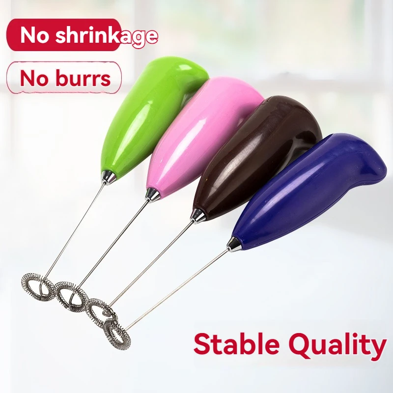 2024 Stainless Steel Hand-held Electric Whisk Milk Foam FAD-certified Coffee Milk Tea Stirrer